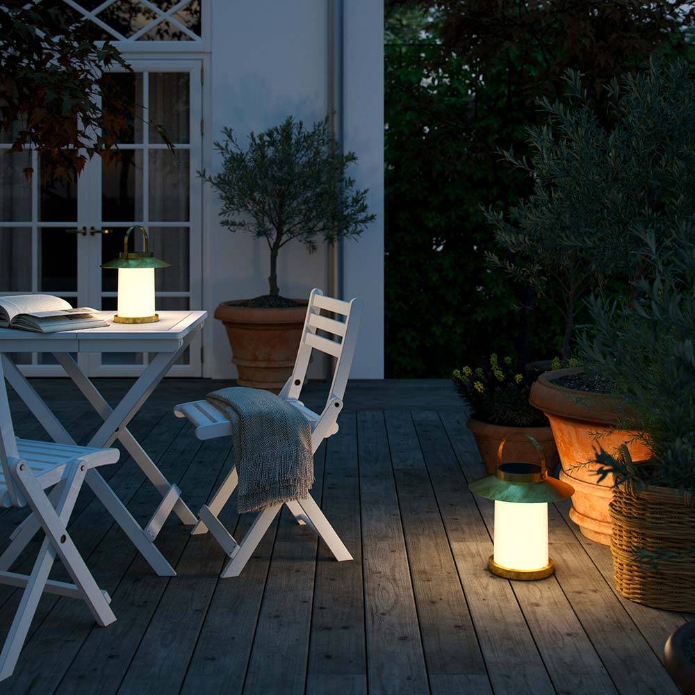 S.Luce Nordlux Temple LED Solar Bodenleuchte IP54 Begrenztes Angebot