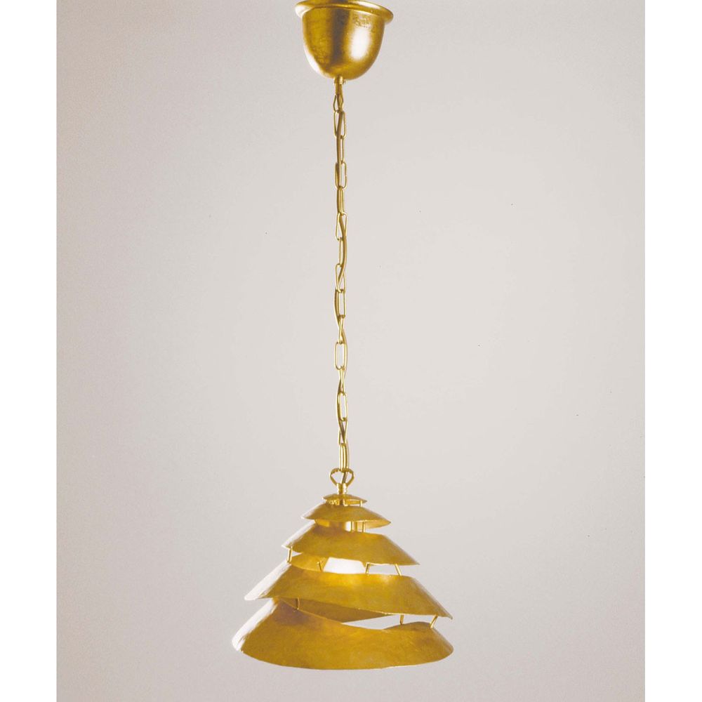 S.Luce Pendelleuchte Snail One Eisen Gold Cyber Monday