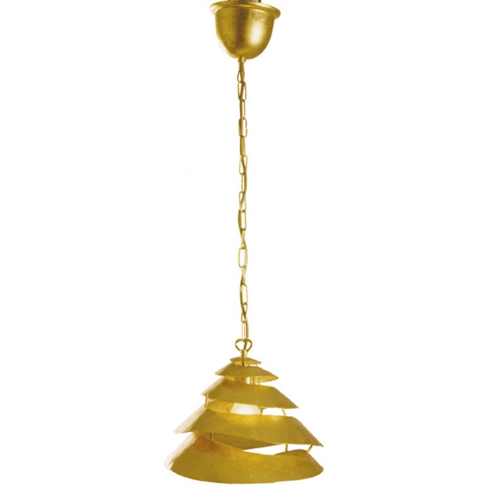 S.Luce Pendelleuchte Snail One Eisen Gold Cyber Monday