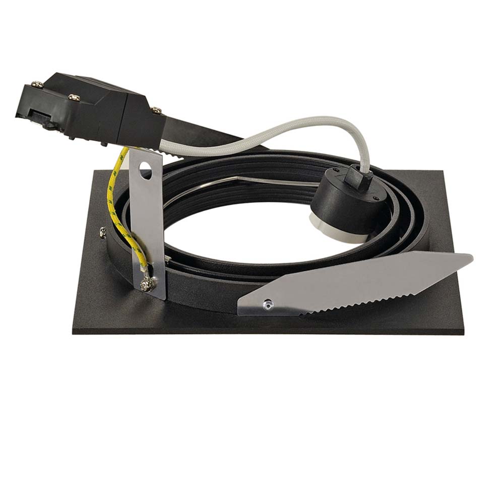 S.Luce SLV New Tria I ES111 Square Schwarz GU10 max. 75W inkl. Blattfedern Online Outlet