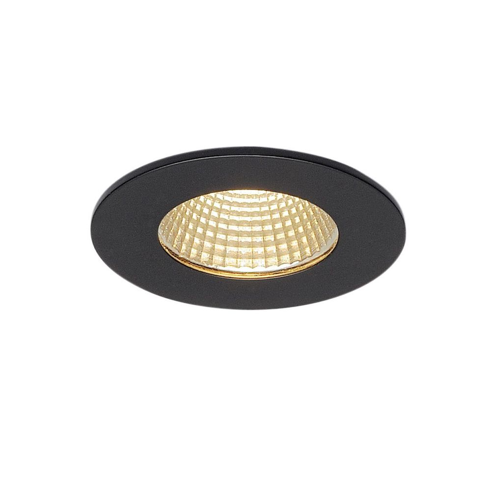 S.Luce SLV Patta-F Deckeneinbauleuchte Rund Schwarz 9W 38° 3000K Große Rabatte