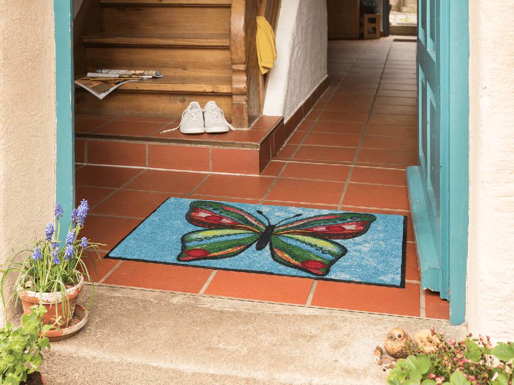 Salonloewe Funky Butterfly Fußmatte Tiefpreis