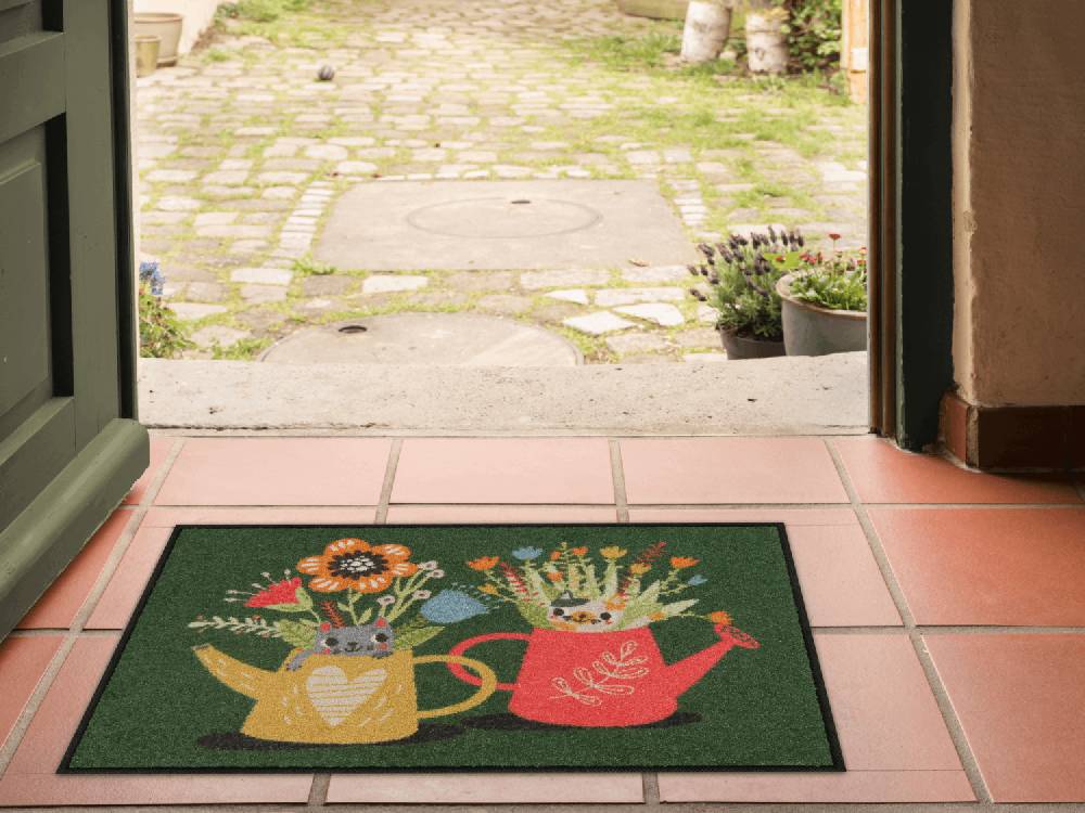 Salonloewe Garden Kittens Fußmatte Kostenlose Rückgabe