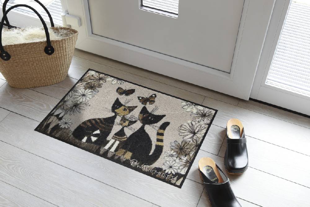 Salonloewe Gatti con Fiori Fußmatte Online