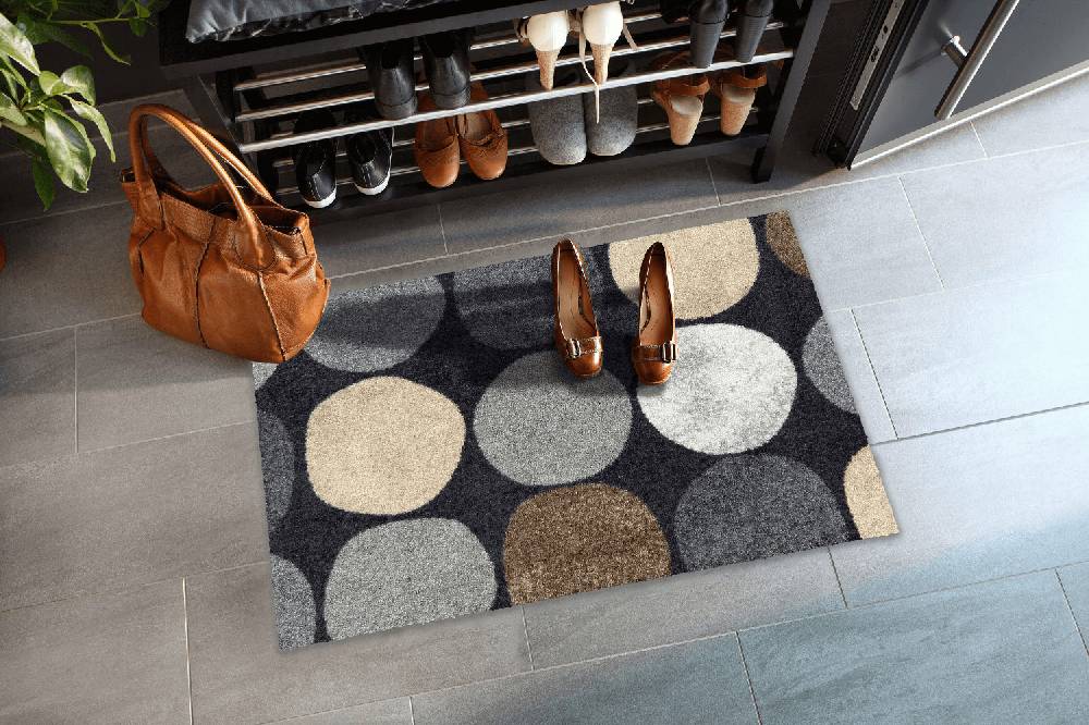 Salonloewe Dots pattern city chic Fußmatte Kostenloser Versand