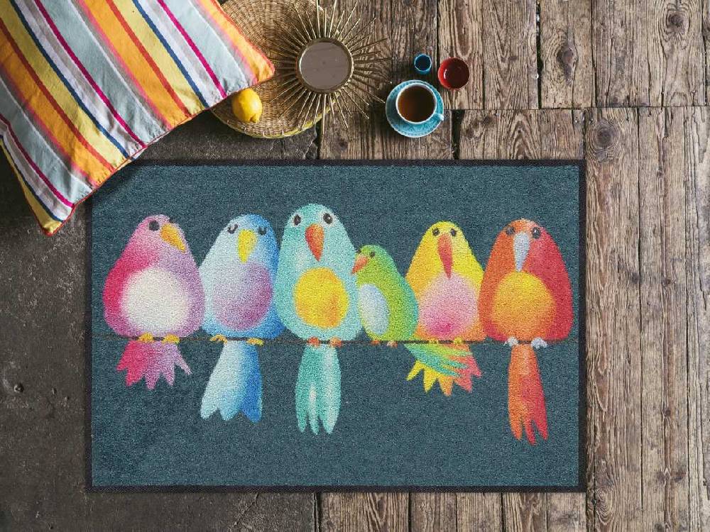 Salonloewe Rainbow Birds Fußmatte Black Friday