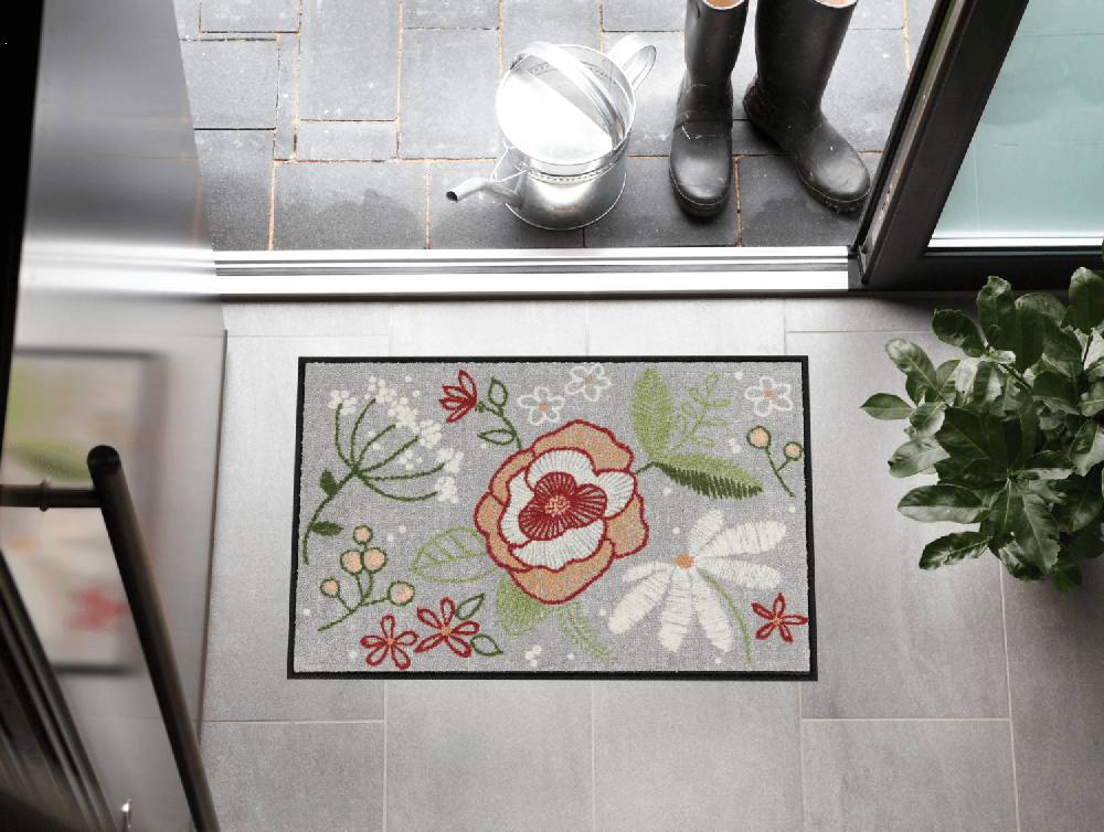 Salonloewe Stitch Flowers Fußmatte Valentinstagsangebot