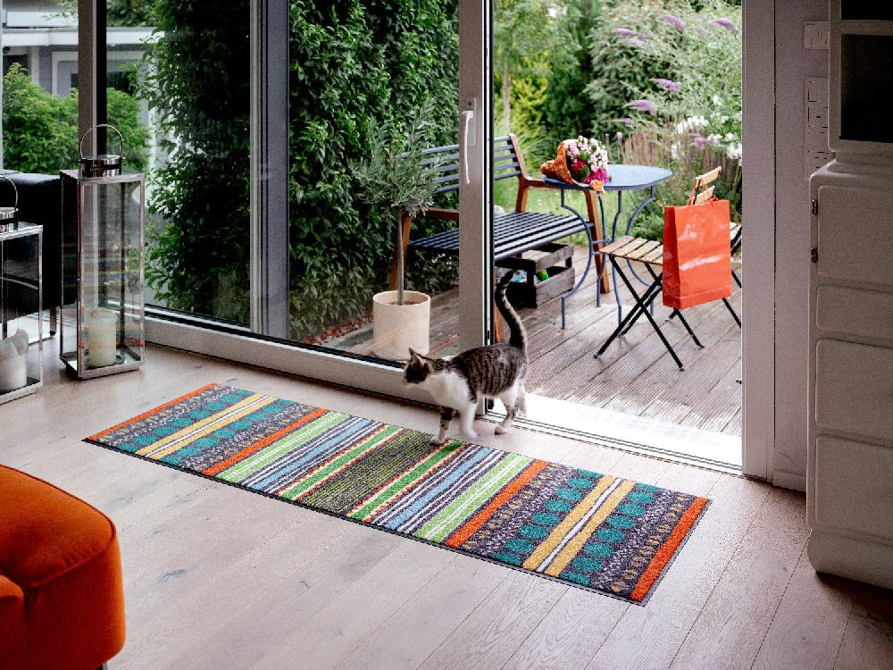 Salonloewe Stripes Composite colourful Fußmatte Heißer Verkauf