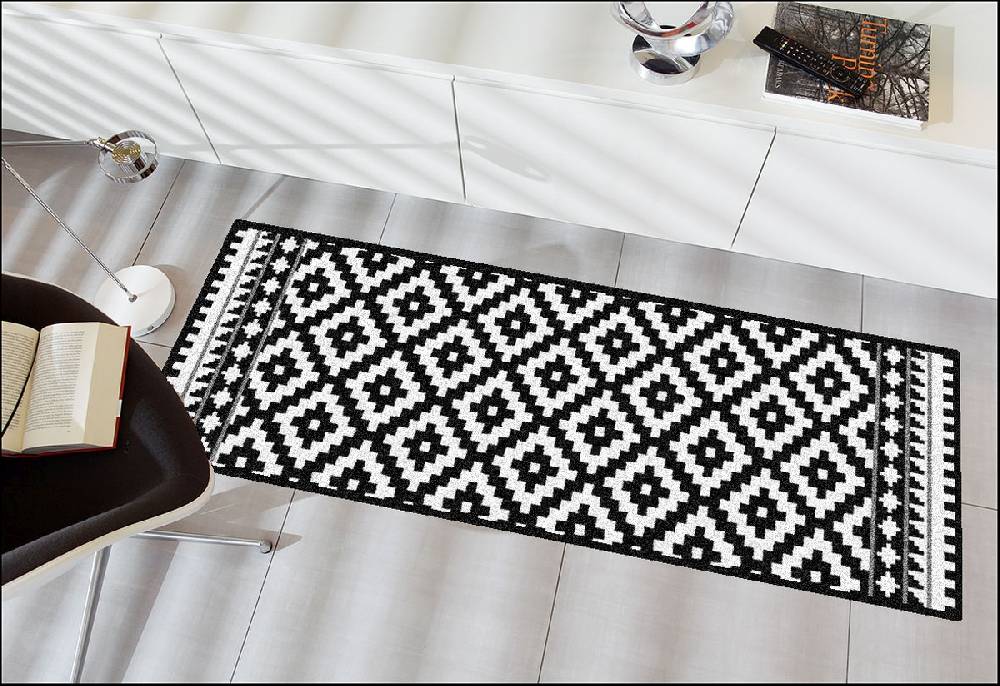 Salonloewe Tabuk Black & White Fußmatte Saisonale Angebote