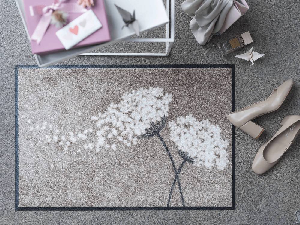 Salonloewe Wishfull Blossom taupe Fußmatte Kauf eins, bekomm eins gratis