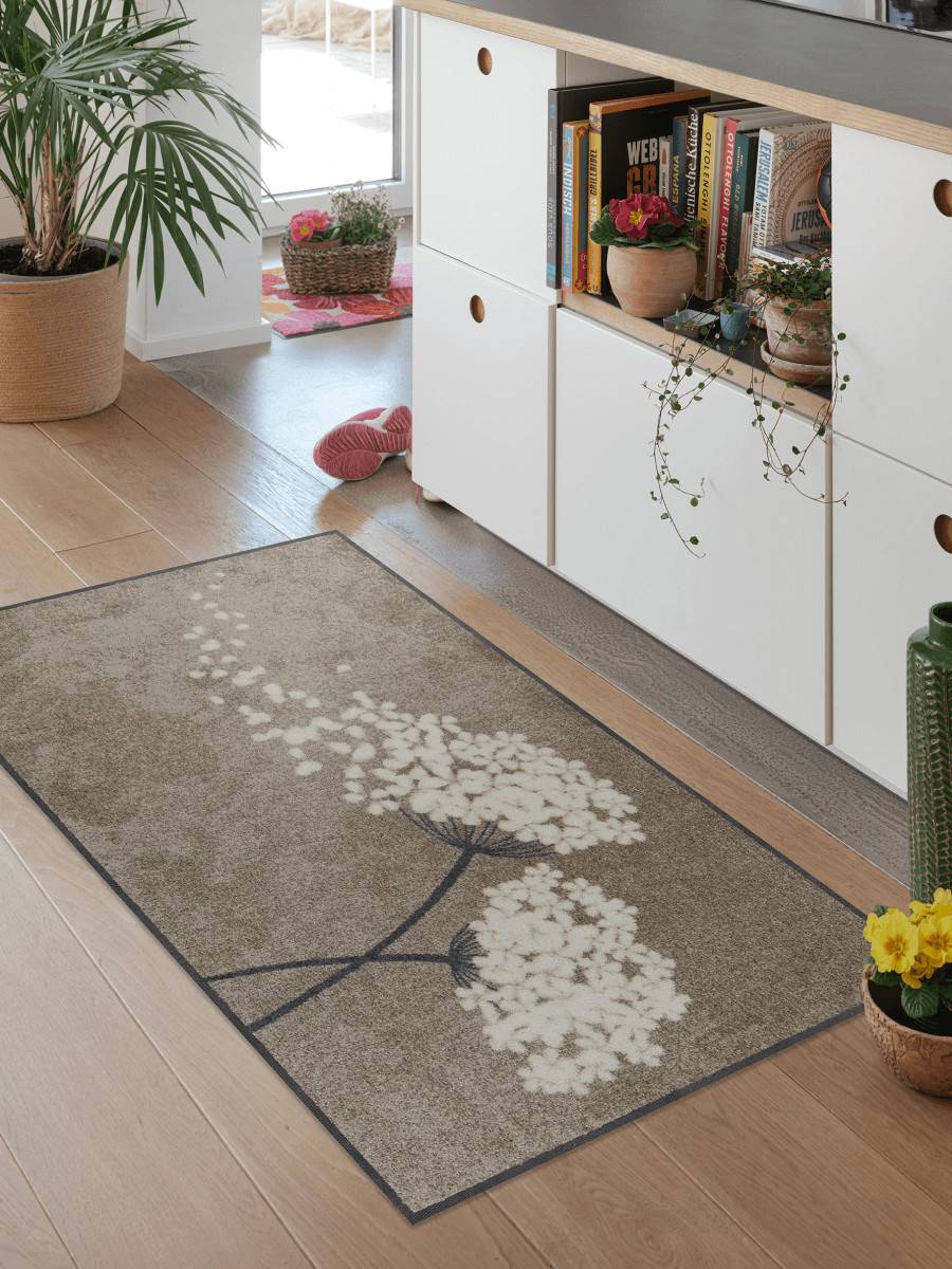 Salonloewe Wishfull Blossom taupe Fußmatte Kauf eins, bekomm eins gratis