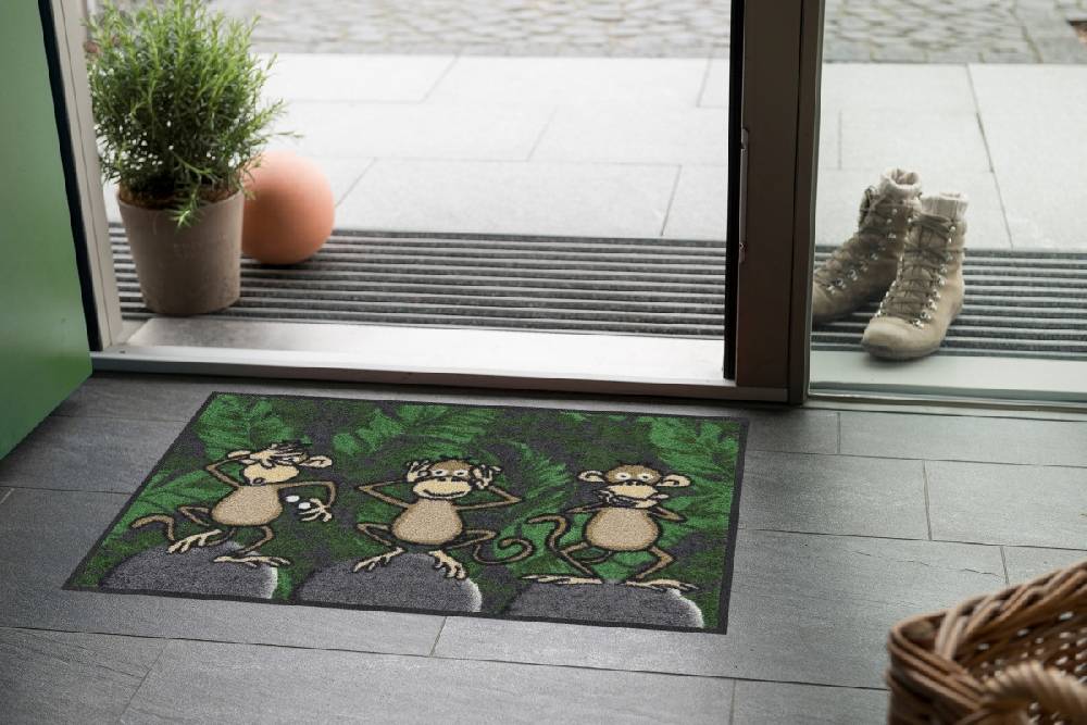 Salonloewe Three Monkeys Fußmatte Zeitbegrenzte Promotion
