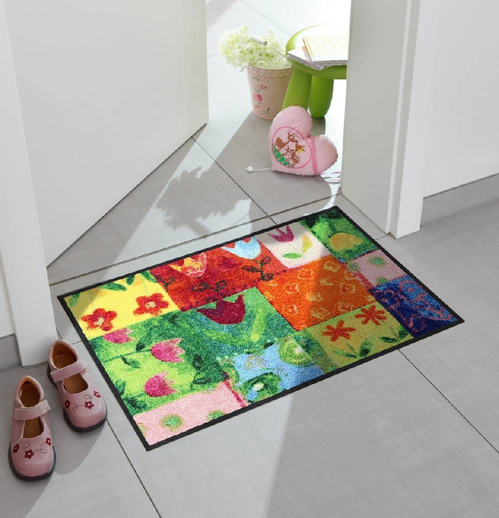 Salonloewe Tulpenpatchwork Fußmatte Sonderangebot der Fabrik