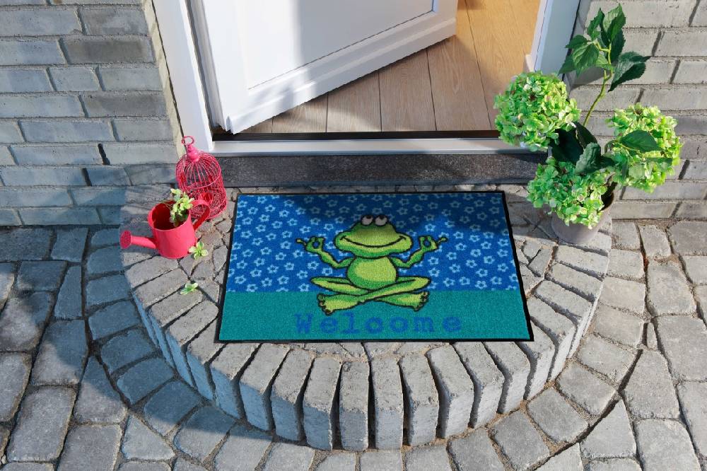 Salonloewe Yoga Frosch Fußmatte Speichern exportieren