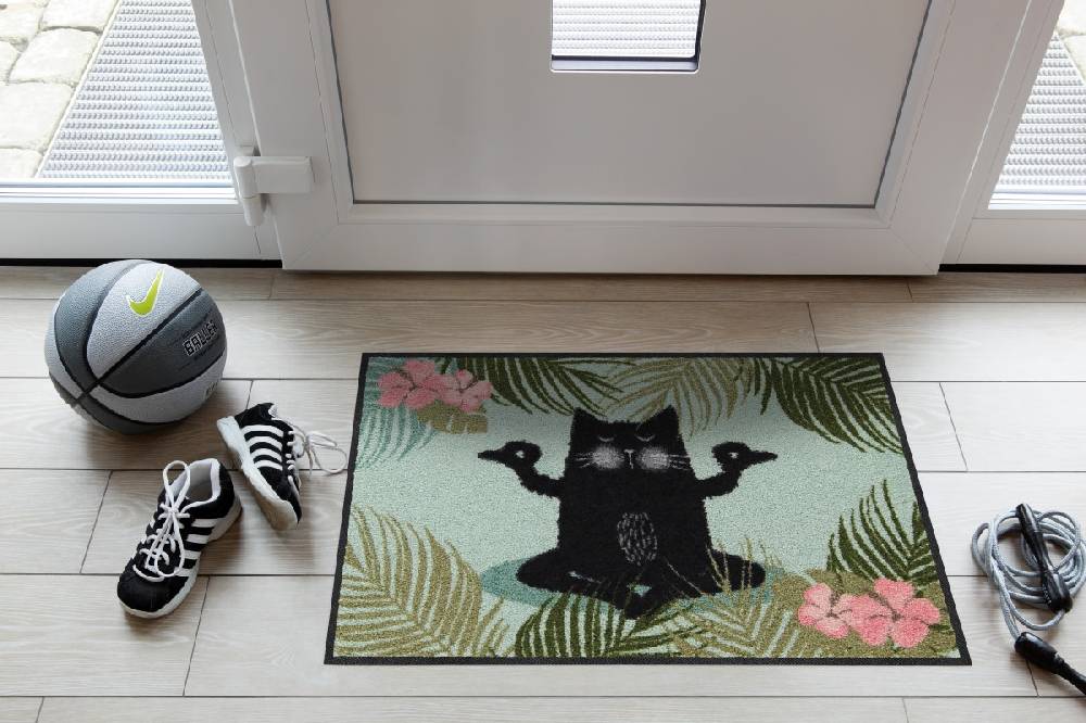 Salonloewe Yoga Katze Fußmatte 2025