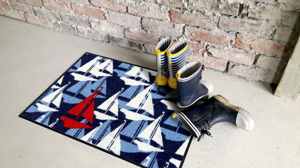 Salonloewe Sail Boats Fußmatte Kostenloser Versand