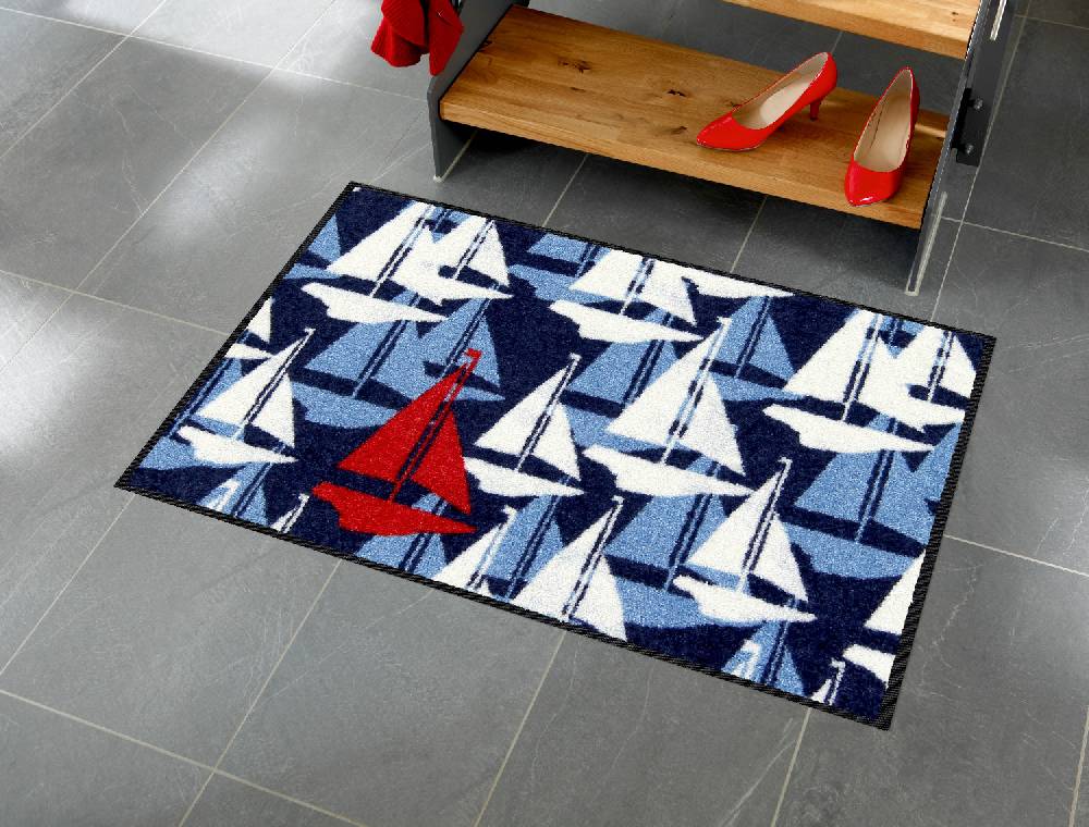 Salonloewe Sail Boats Fußmatte Kostenloser Versand