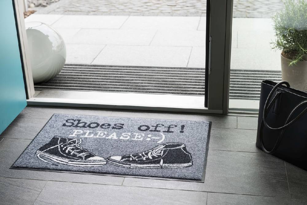 Salonloewe Shoes Off Please Fußmatte Begrenzte Freigabe