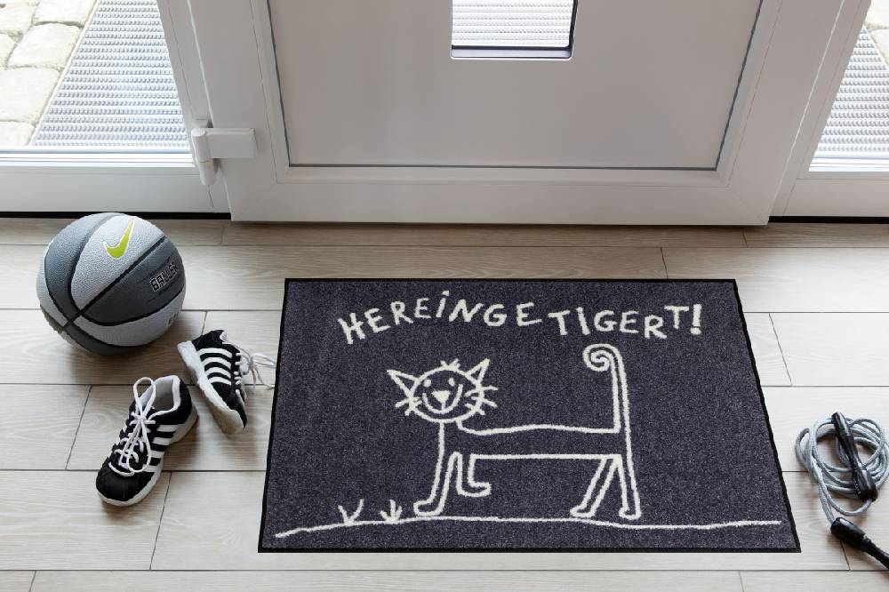 Salonloewe Hereingetigert Fußmatte Nur für heute