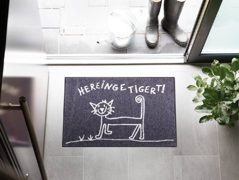 Salonloewe Hereingetigert Fußmatte Nur für heute