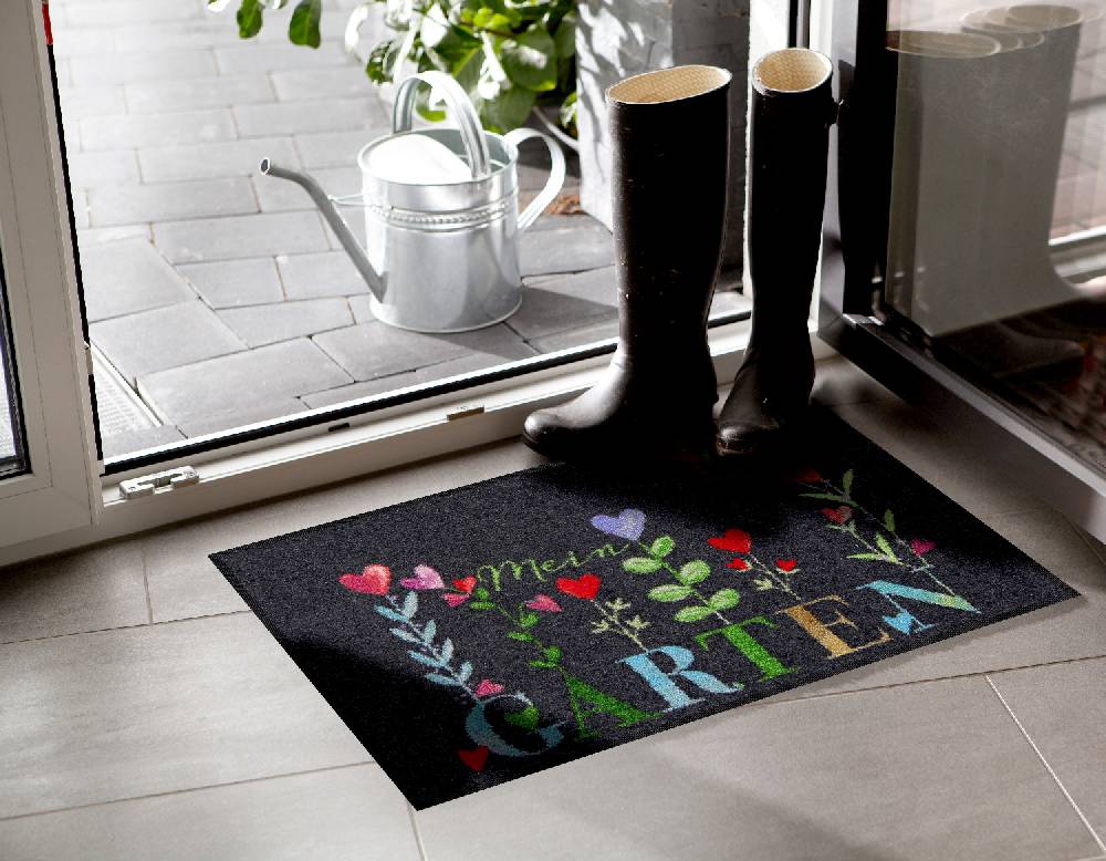 Salonloewe Mein Garten grey Fußmatte 2025