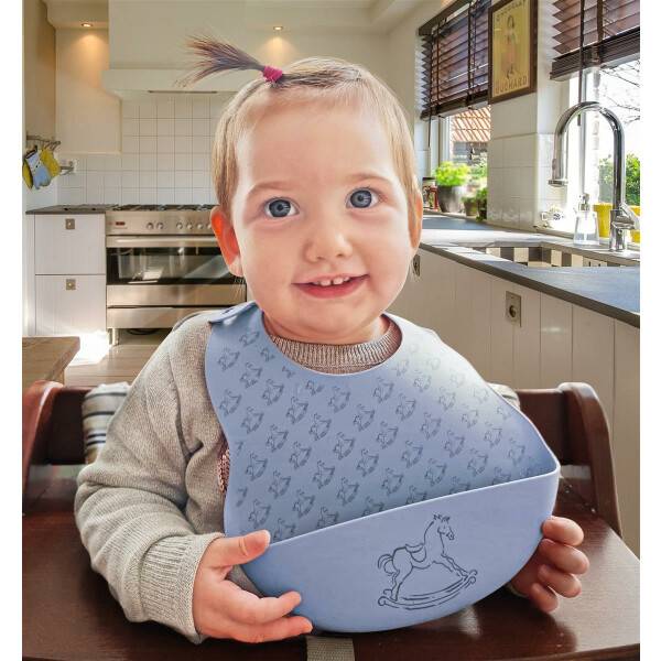 Sei Design Baby Silikon Lätzchen mit Auffangschale Tradewinds Bis zu 50% Rabatt