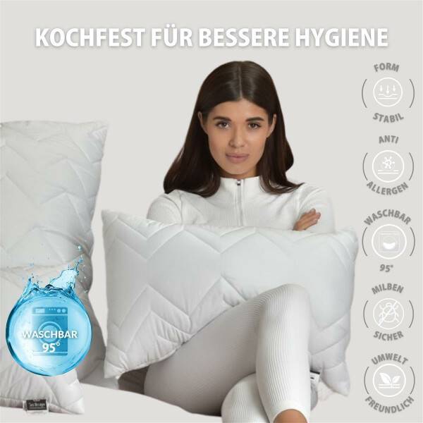 Sei Design Kopfkissen NORDIC COLLECTION 50x50 Bis zu 55% Rabatt