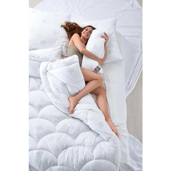 Sei Design 2-er Pack Kopfkissen Air Softfill Collection SWAN DE LUXE, 40x80 cm Fabrikladen