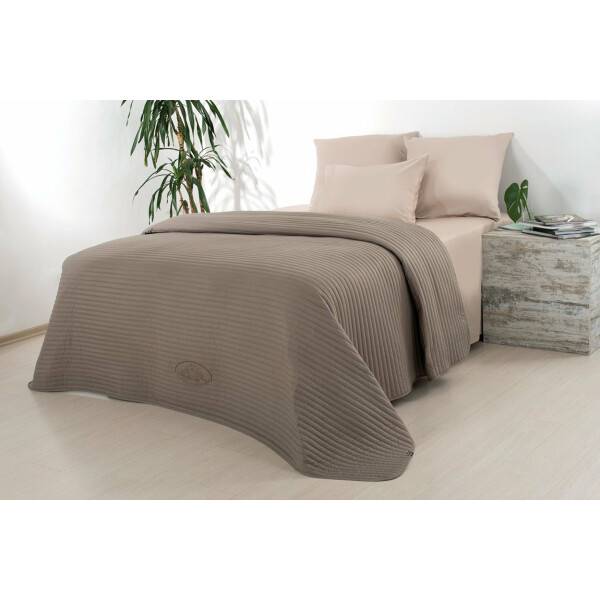 Sei Design Bettläufer Royal Ambience 70x240 Taupe/Taupe ohne Aufstickung Flash Sale