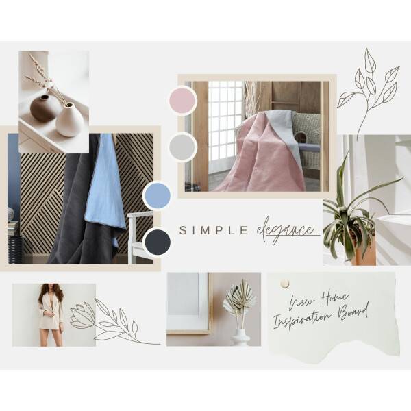 Sei Design Kuscheldecke Kassandra 150x200 | 58% Baumwolle 450 gr /m² Bicolore Rose-Grey Preisnachlass