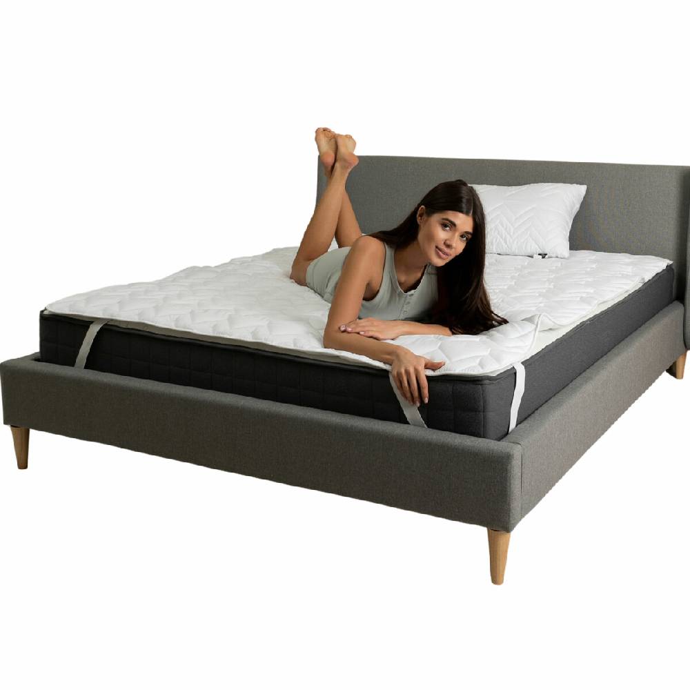 Sei Design Luxus Matrazenschoner Premium CUBE 180x200 mit 4 Gummibände