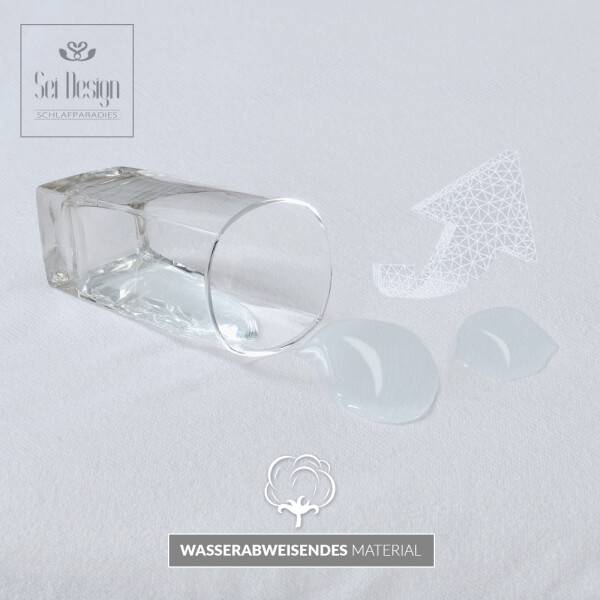 Sei Design Wasserdichter Matratzenschoner Molton 360 g/m² Bestseller