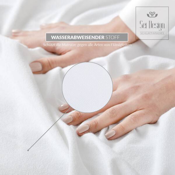 Sei Design Wasserdichter Matratzenschoner Molton 360 g/m² Bestseller