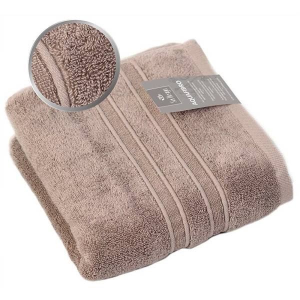 Sei Design 5´er Pack Handtücher 50x100 | Luxus Frottee AQUA FIBRO | 100% Baumwolle Schokobraun Tiefpreis