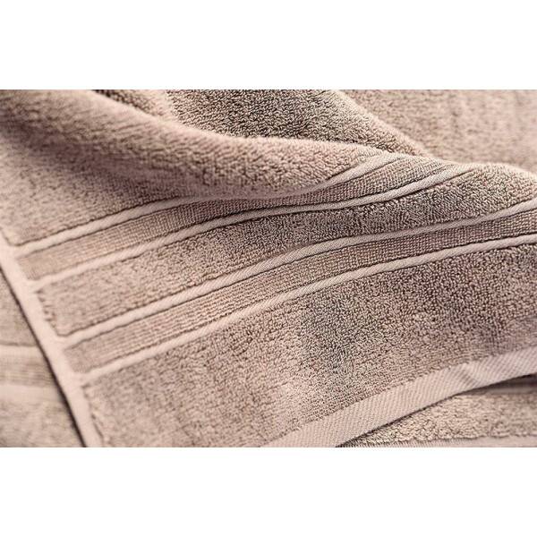 Sei Design 5´er Pack Handtücher 50x100 | Luxus Frottee AQUA FIBRO | 100% Baumwolle Schokobraun Tiefpreis