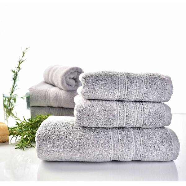 Sei Design 5´er Pack Handtücher 50x100 | Luxus Frottee AQUA FIBRO | 100% Baumwolle Taupe Hell Super Sparpreis