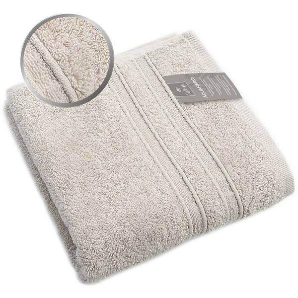 Sei Design Doppelpack Handtücher 70x140 | Luxus Frottee AQUA FIBRO | 100% Baumwolle Beige Kostenlose Rückgabe