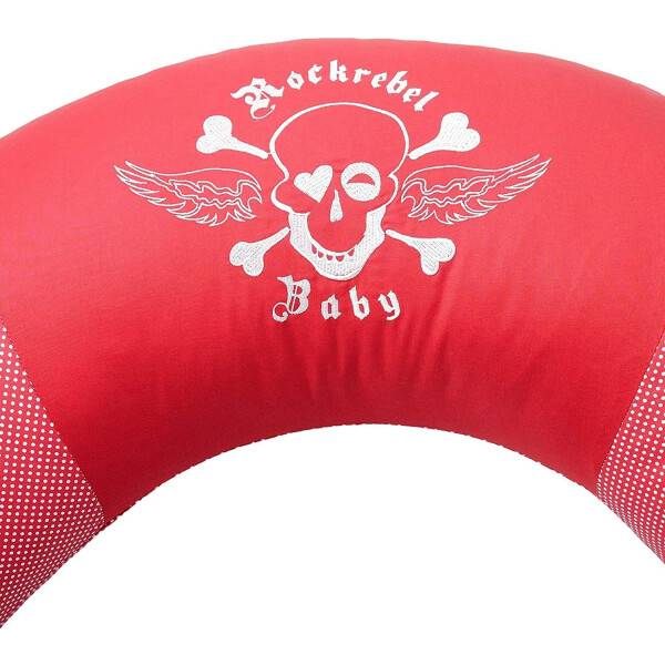 Sei Design Bezug für Stillkissen von Sei Design 190x30cm Rock Rebel rot Discount Store für neue Produkte