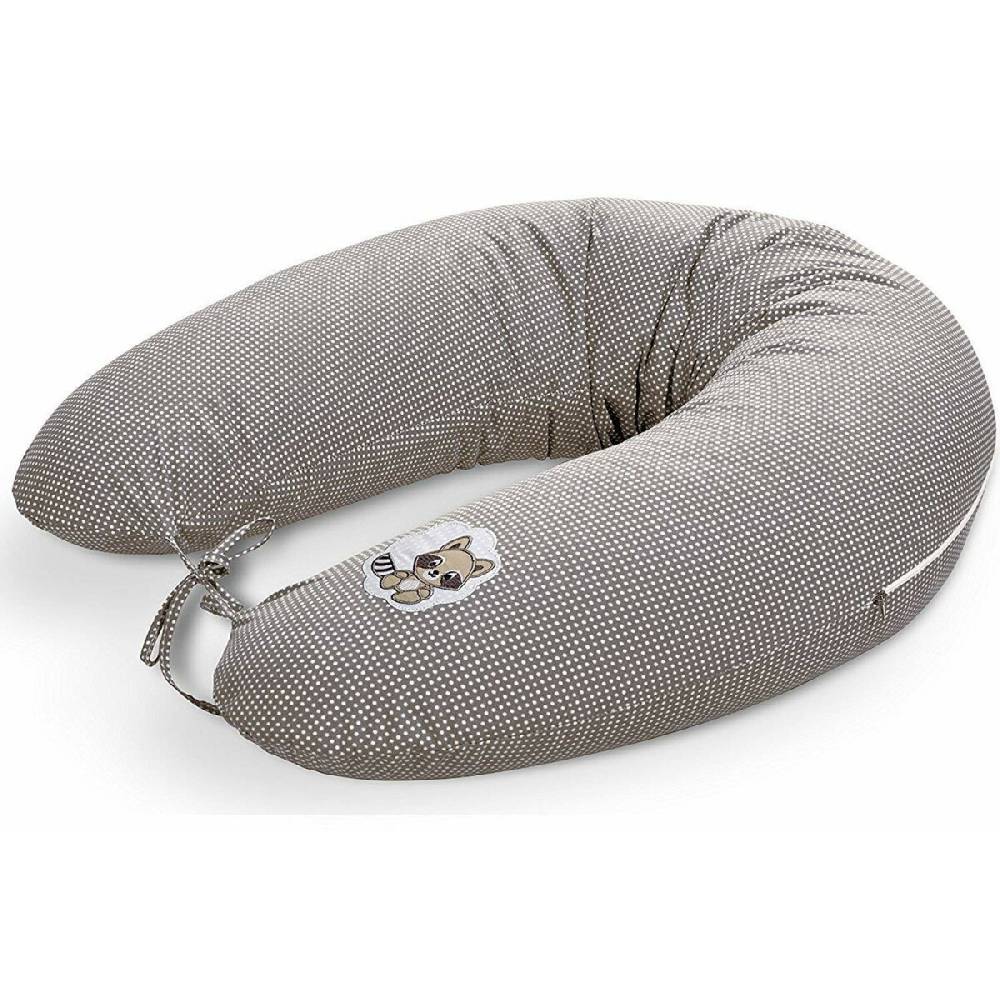 Sei Design Bezug Taupe-Waschbär Pünktchen 170x30