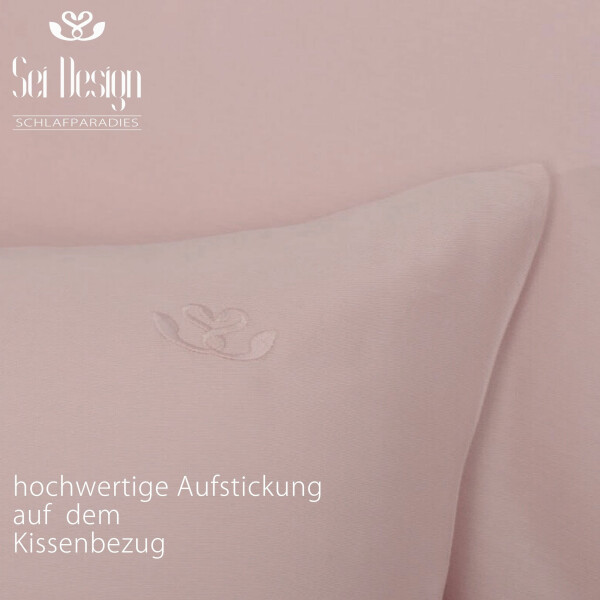 Sei Design Sei Design Bettset Mako-Satin 100% Baumwolle Lotus Limitierter Zeitrabatt