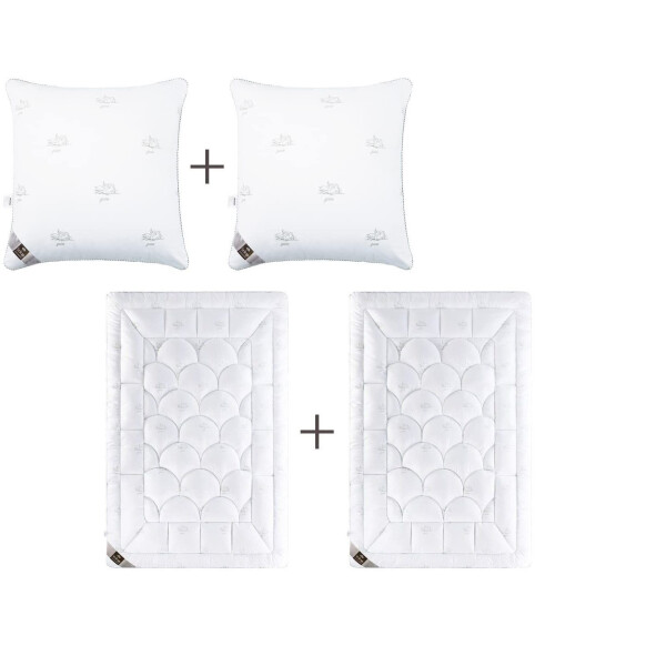 Sei Design Winter Bettset Air Softfill Collection SWAN, 4-Tlg Weihnachtsangebot