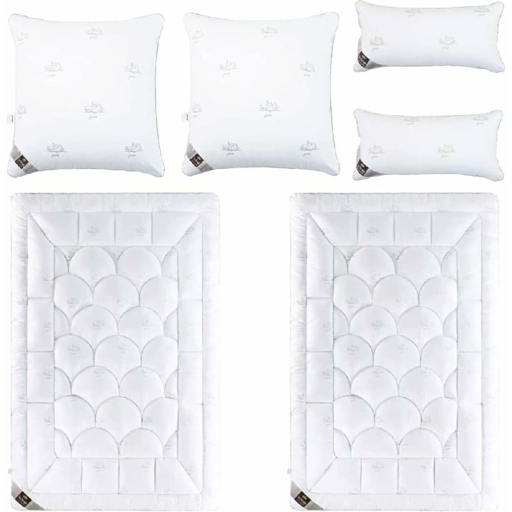 Sei Design Winter Bettset Air Softfill Collection SWAN, 6-Tlg Osterangebot