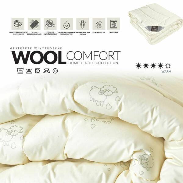 Sei Design Winterbettdecke WOOL PREMIUM Collection, 135x200 Jubiläumsangebot