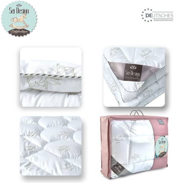 Sei Design Sei Design Baby Bettdecke 100x135 SWAN AIR SOFTFILL Winterwarm Neuheiten