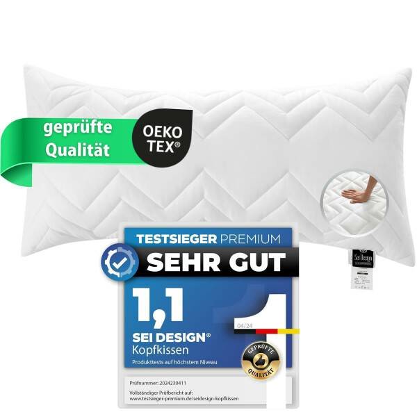 Sei Design Kopfkissen NORDIC COLLECTION 40x80 Letzte 3 Tage