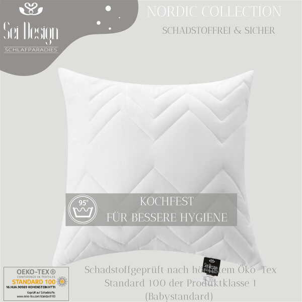 Sei Design Kopfkissen NORDIC COLLECTION 60x60 Neueste Stile