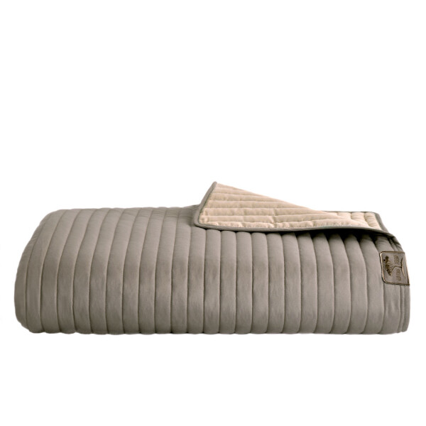 Sei Design Luxus Tagesdecke Living Trend 240x220 Taupe Bis zu 60% Rabatt