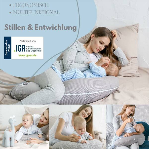 Sei Design Set Stillkissen 190x30 Krone Mint EPS-Mikroperlen Rabatte dieses Monats