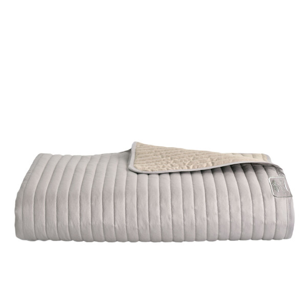 Sei Design Wende-Tagesdecke Living Trend 240x260 Taupe hell Valentinstagsangebot
