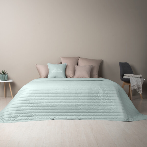 Sei Design Wende-Tagesdecke Living Trend mint/Taupe Jubiläumsangebot